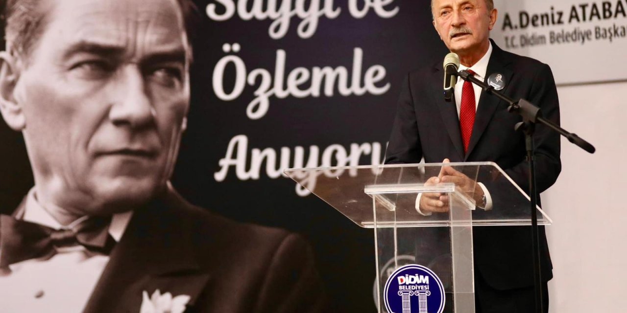 DİDİM’DE ULU ÖNDERİMİZ ATATÜRK, ETKİNLİKLE ANILDI
