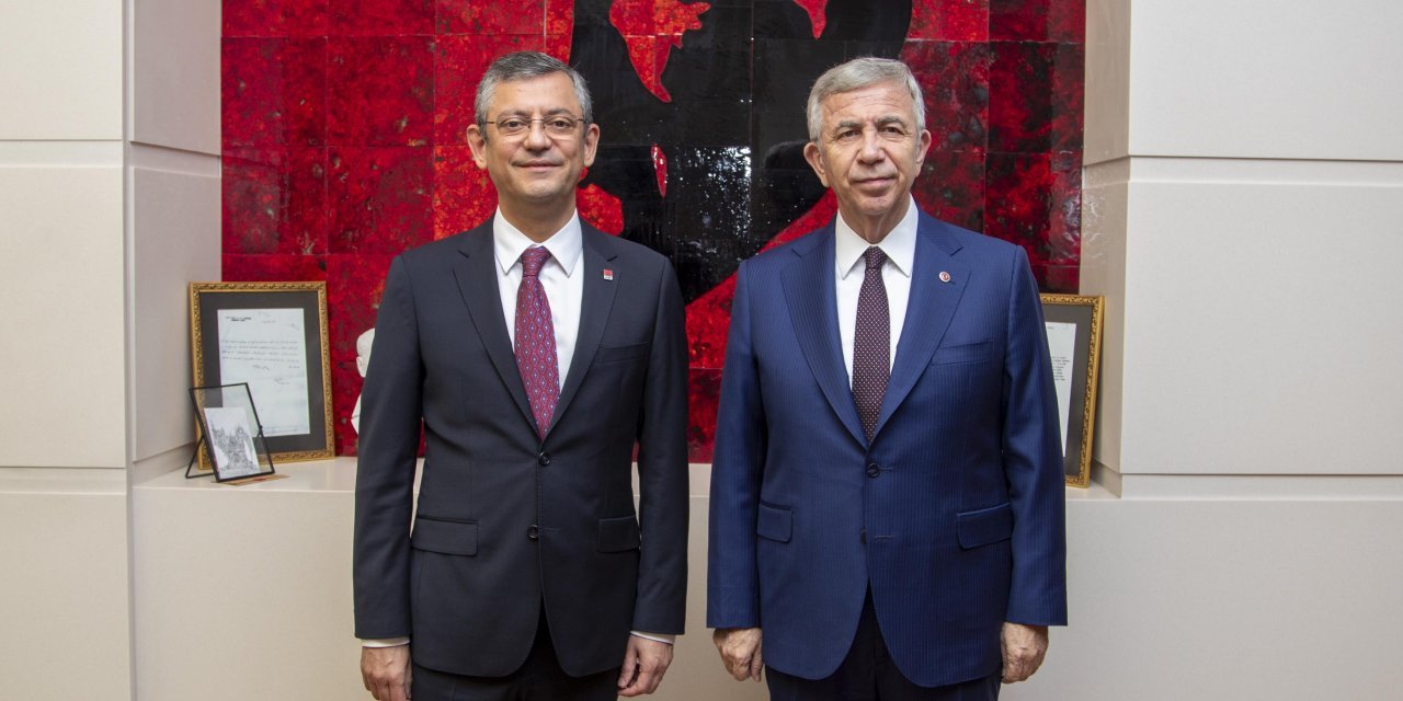 CHP Genel Başkanı Özel, Mansur Yavaş ile görüştü