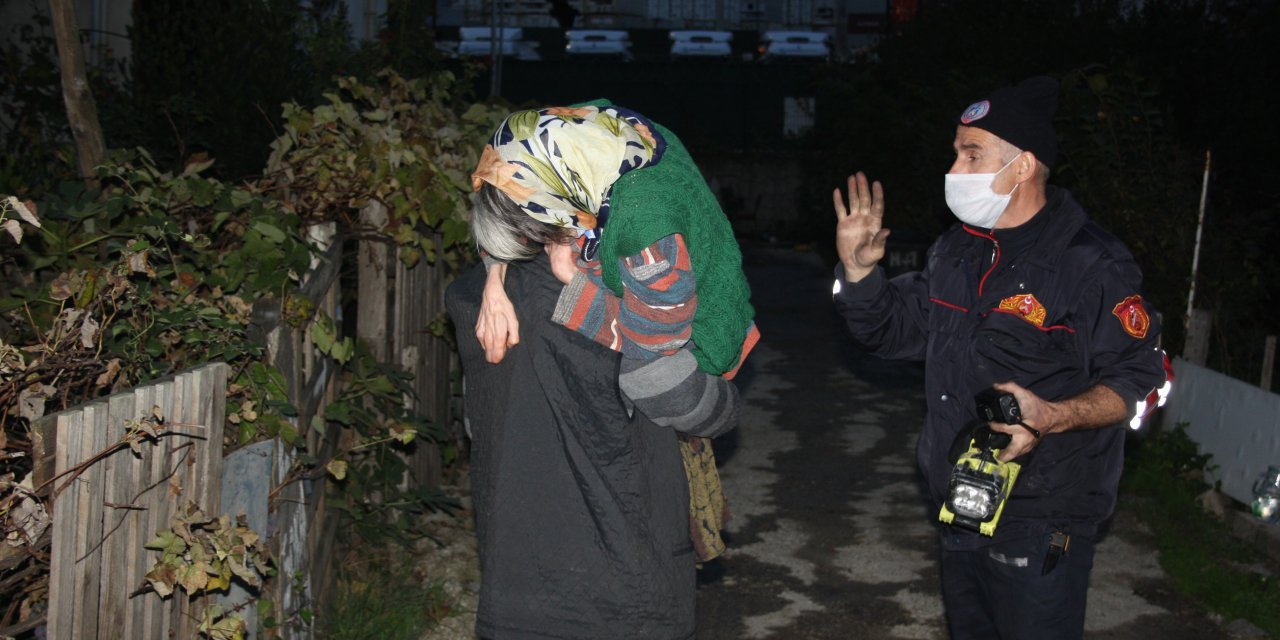 Eşini ve kızını ölümden kurtardı 