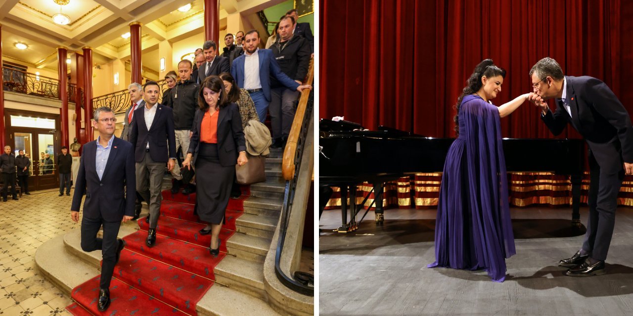 Özgür Özel, Kürt soprano Pervin Chakar'ı dinledi