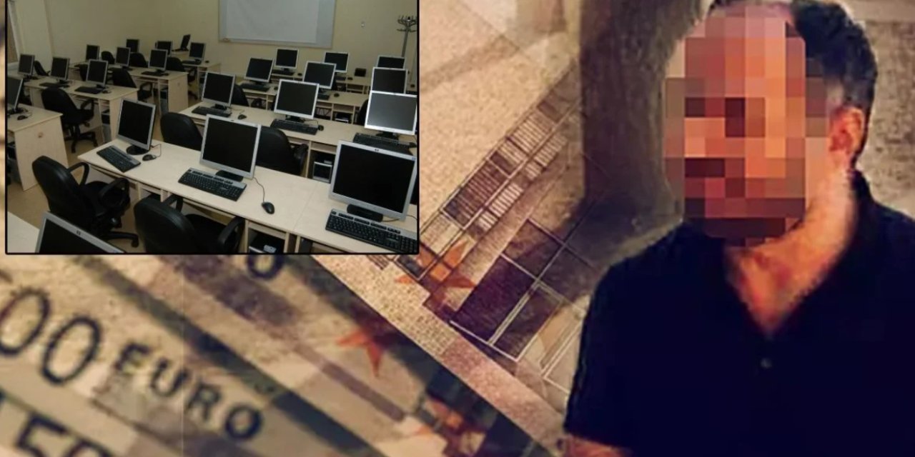 Okula bağışlanan bilgisayarları satıp kumar oynayan okul müdürünün memurluktan çıkarılması istendi