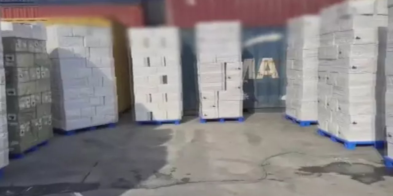 İstanbul Ambarlı Limanı'nda operasyon