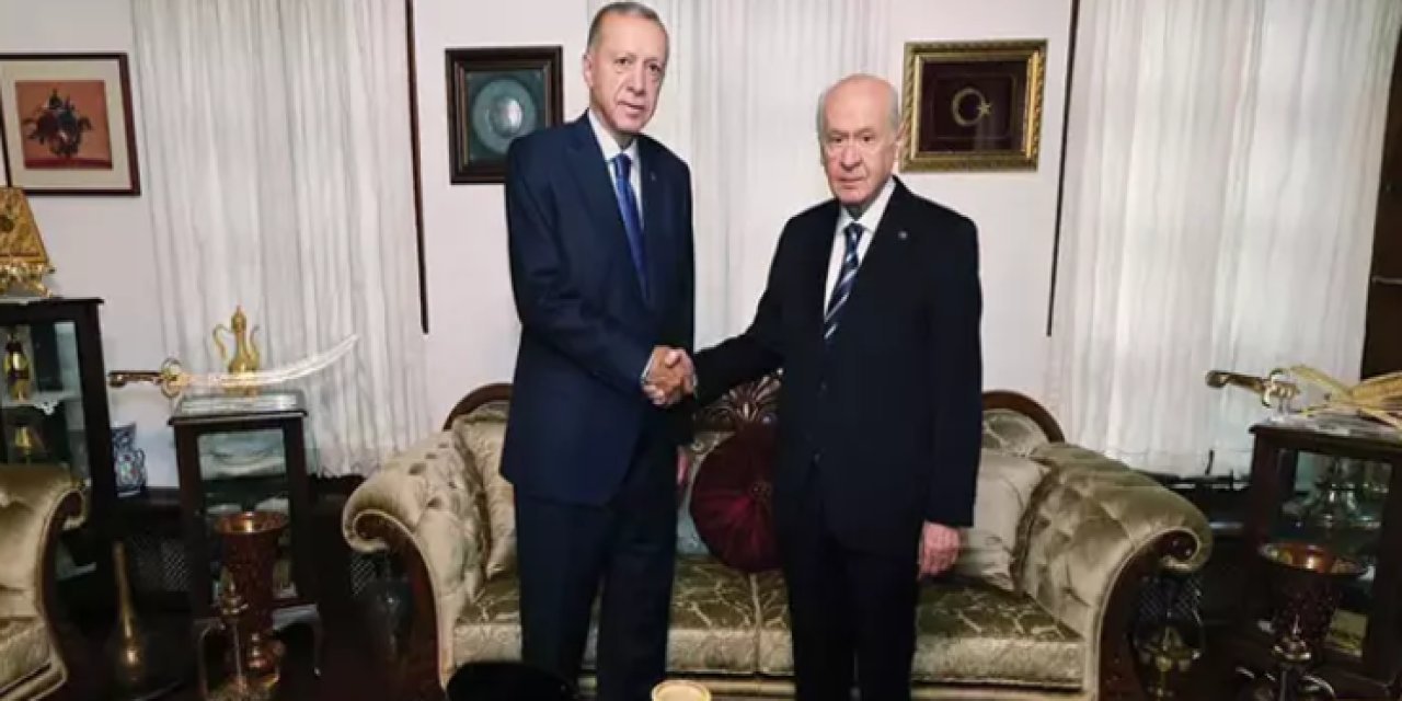 Erdoğan-Bahçeli görüşmesinde 50+1 tartışması rafa kaldırıldı