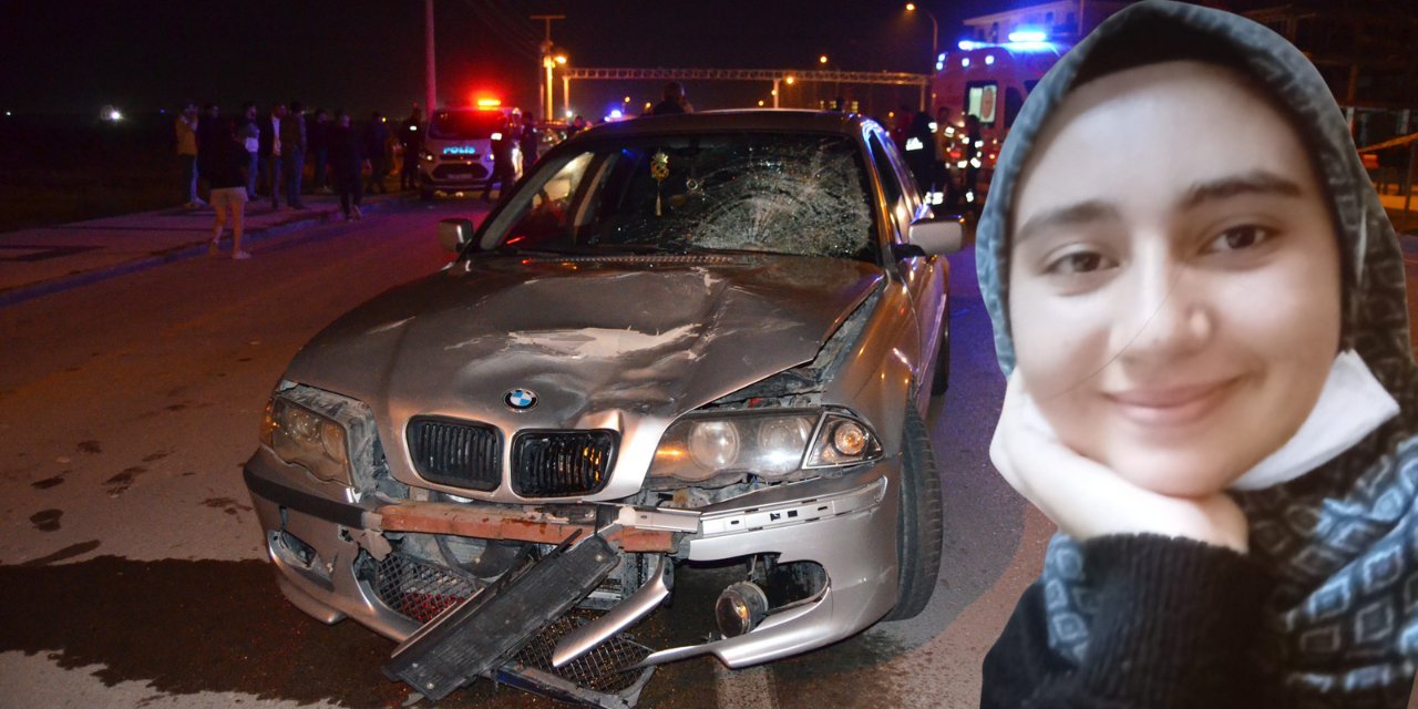 Yurt yolundaki kazada Mine yaşamını yitirdi arkadaşı son anda kurtuldu