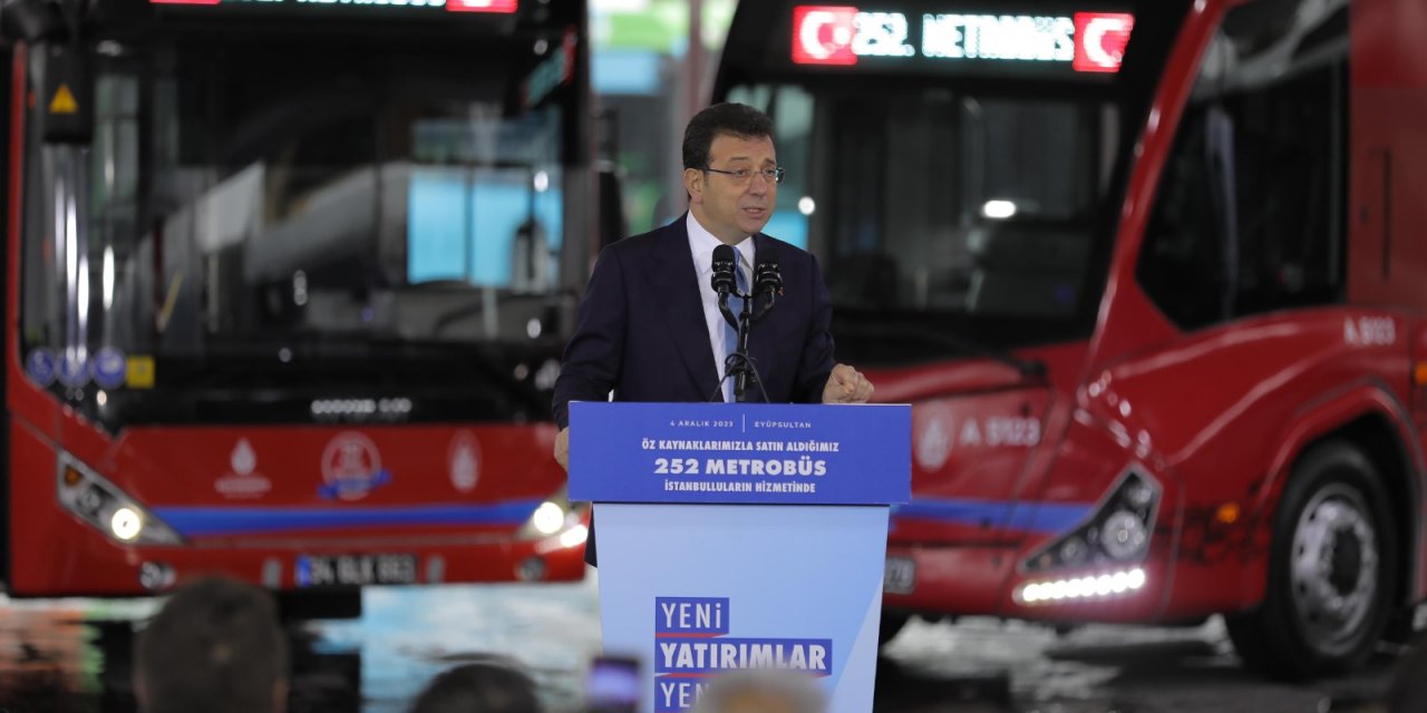İBB Başkanı İmamoğlu: 252 otobüs 2,37 milyar liralık öz kaynakla alındı