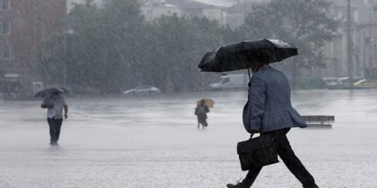 Meteoroloji'den gök gürültülü sağanak uyarısı