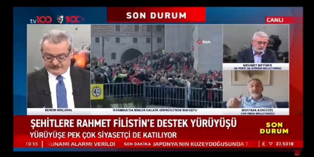 Yılın İlk Polemiği: Adıgüzel’le Metiner Tv100'de kapıştı