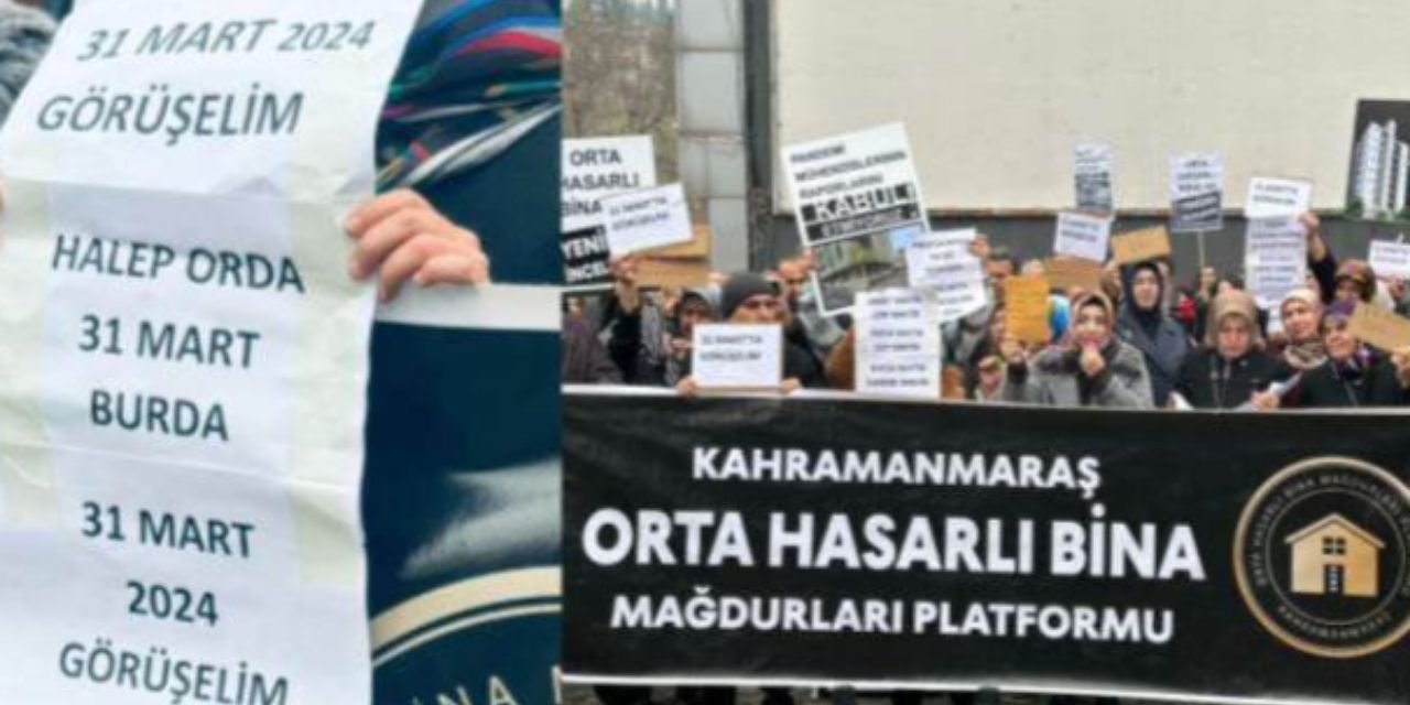 Depremzedelerden AKP binasına sarı zarf: 31 Mart'ta görüşürüz