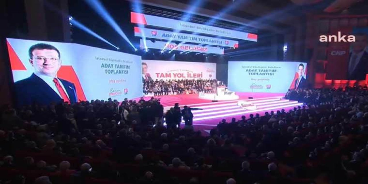 CHP'de 'İstanbul' lansmanı: Ekrem İmamoğlu adaylığını açıklıyor