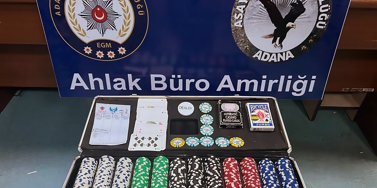 Adana'da kumar oynarken yakalananlara 3 milyon 337 bin TL ceza