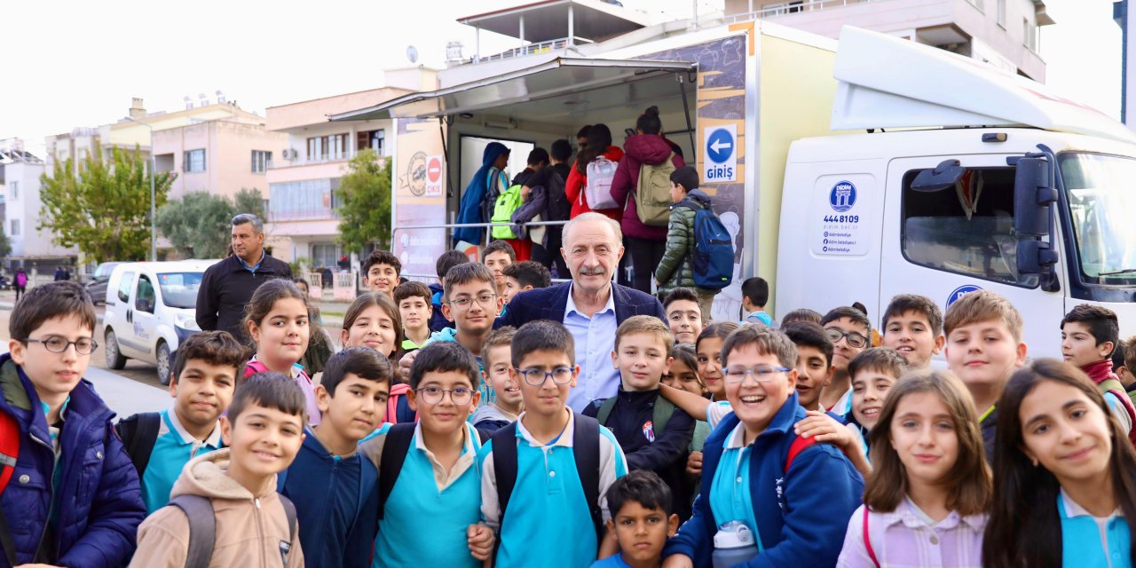 DİDİM BELEDİYESİ SOĞUK GÜNLERDE ÖĞRENCİLERİN İÇİNİ ISITTI