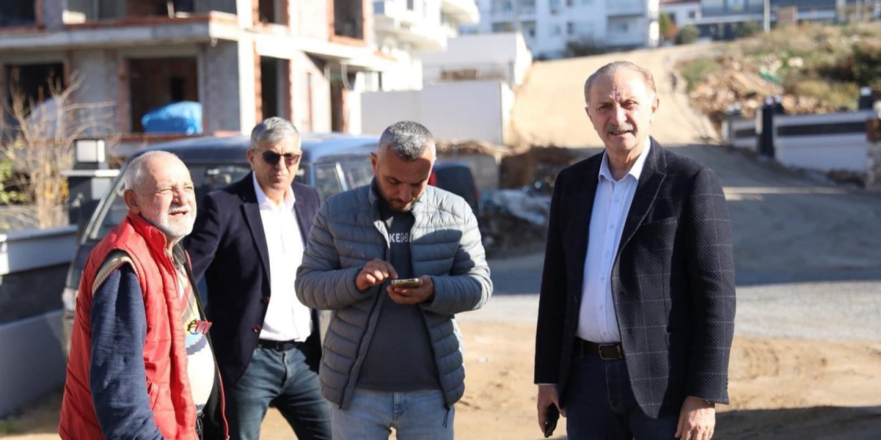 BAŞKAN ATABAY ÇALIŞMALARI YERİNDE DENETLEDİ