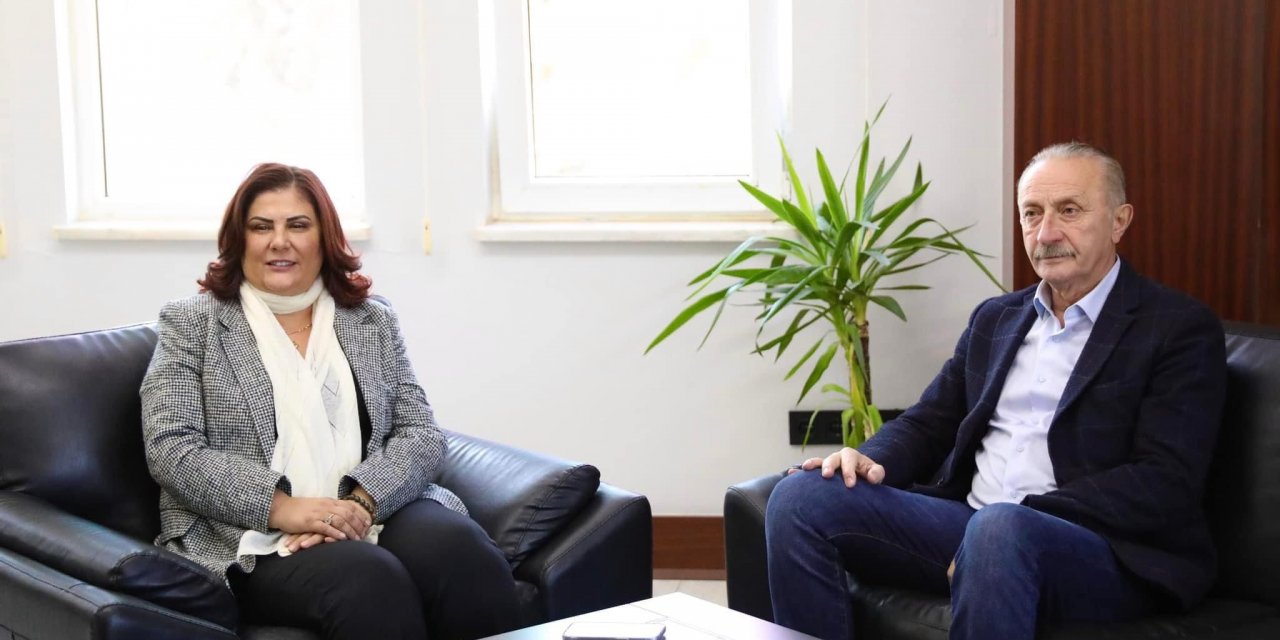 ÖZLEM ÇERÇİOĞLU’NDAN, BAŞKAN ATABAY’A ZİYARET