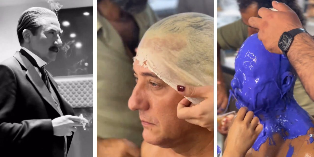 Yiğit Özşener'in Atatürk makyajı 6 hafta sürdü