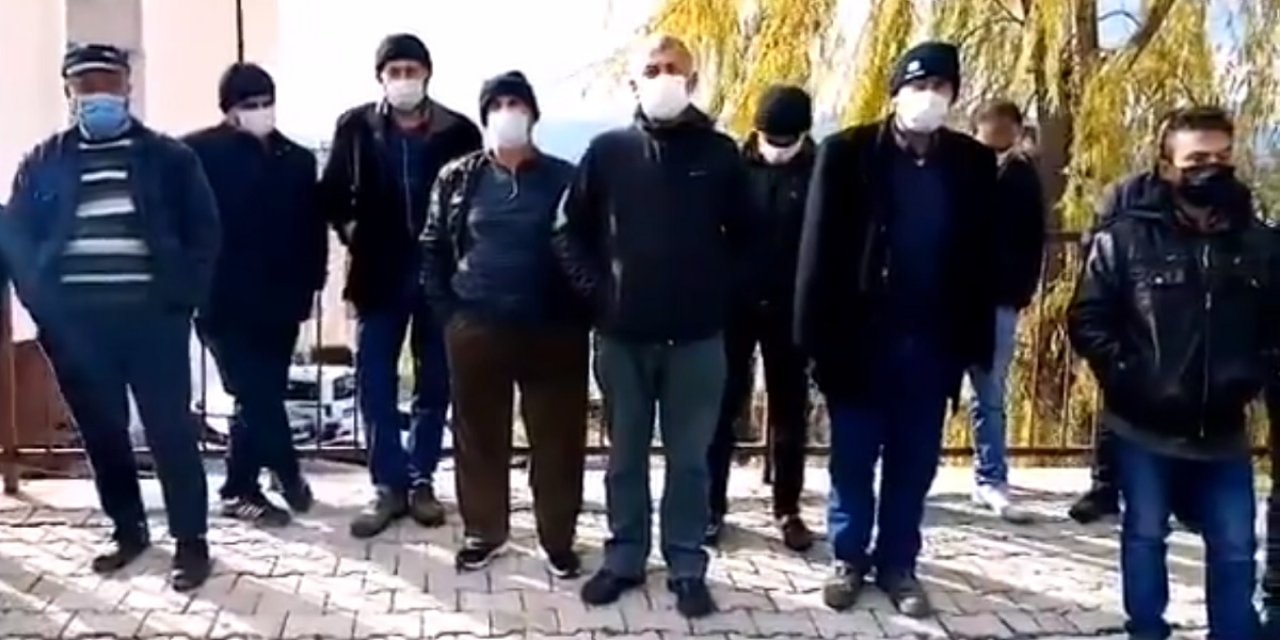 Bir kez daha çözüm sözü aldılar; maden işçileri gözaltı sonrası soluğu Valide aldılar