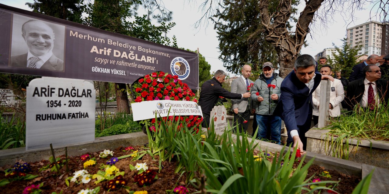 Kartal Eski Belediye Başkanı Arif Dağlar Mezarı Başında Anıldı