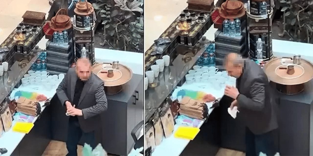 Bardakları tükürerek temizleyen kahvecinin savunması ortaya çıktı