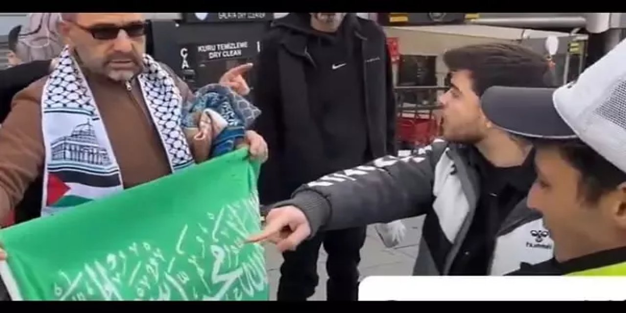 Tevhid bayrağı açma davası: Duruşmada bayrak tartışması yaşandı