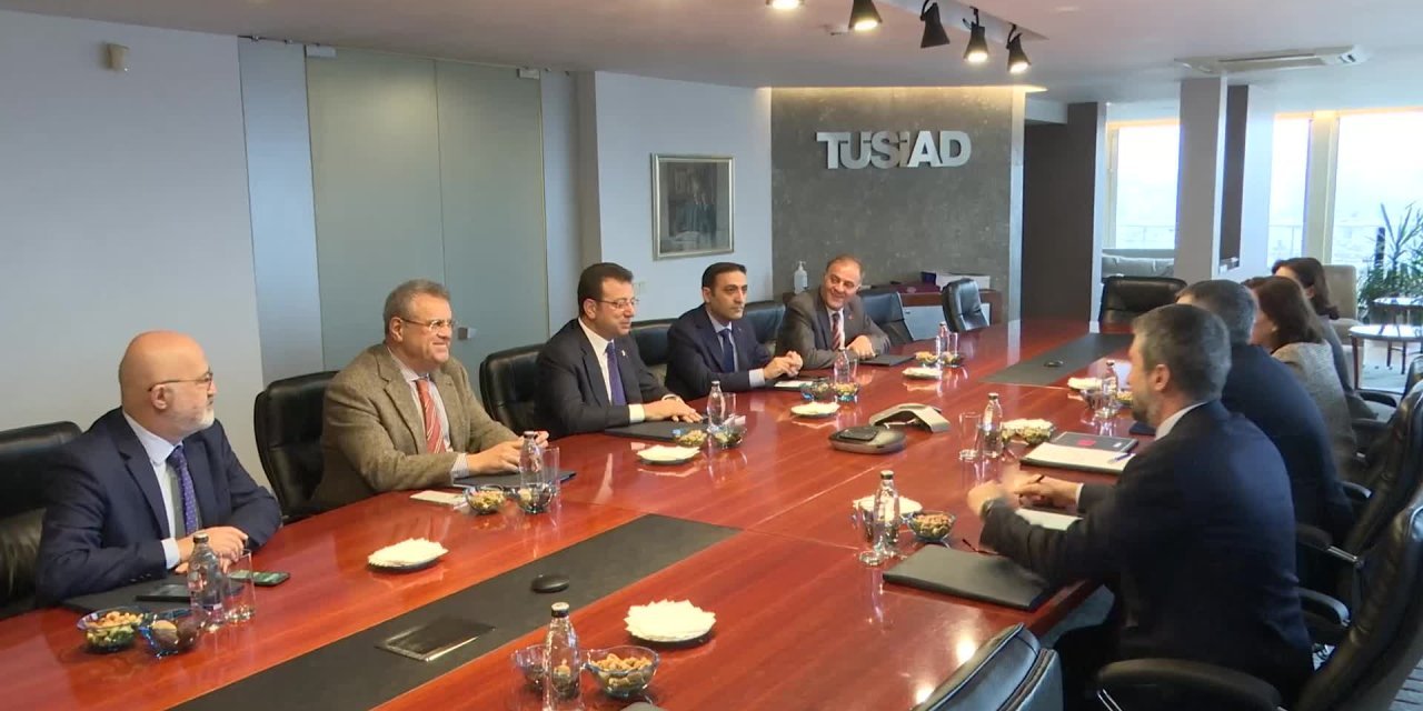 TÜSİAD’I ziyaret eden İmamoğlu'ndan 'iş birliği' mesajı