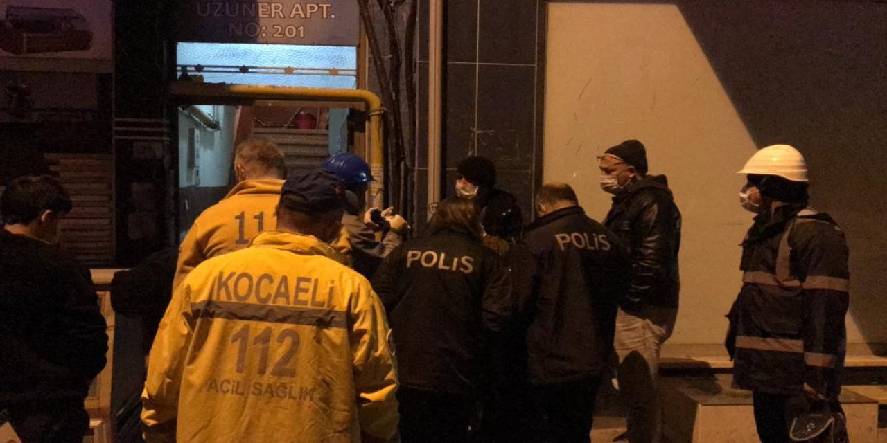 Doğal gaz patlaması apartman sakinlerine korku yaşattı