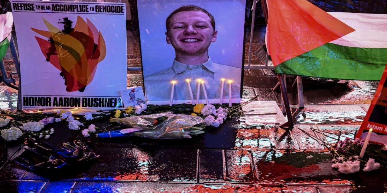 New York'ta, Gazze'ye destek için kendini yakan ABD'li asker için eylem