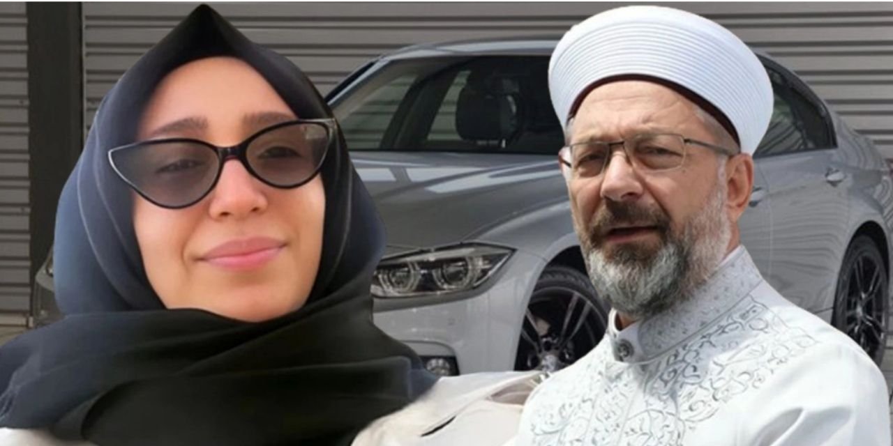 Diyanet İşleri Başkanı’nın kızından lüks aracının anahtarına şiir