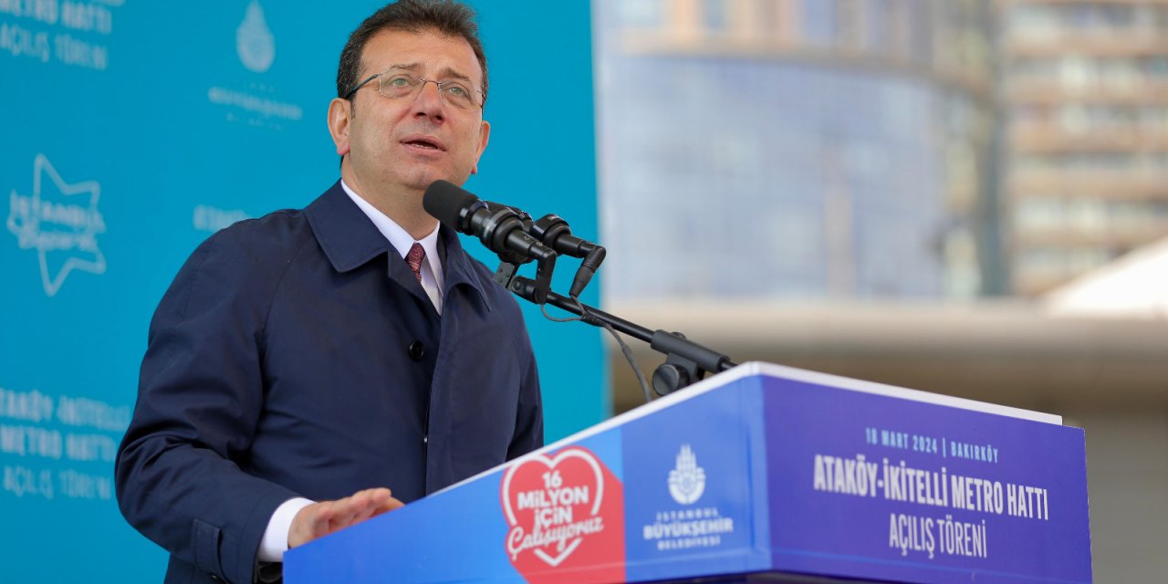 İmamoğlu: 10 Metro Hattının Durdurulmuş Olması, Dünya Tarihine Geçecek Bir Skandaldır