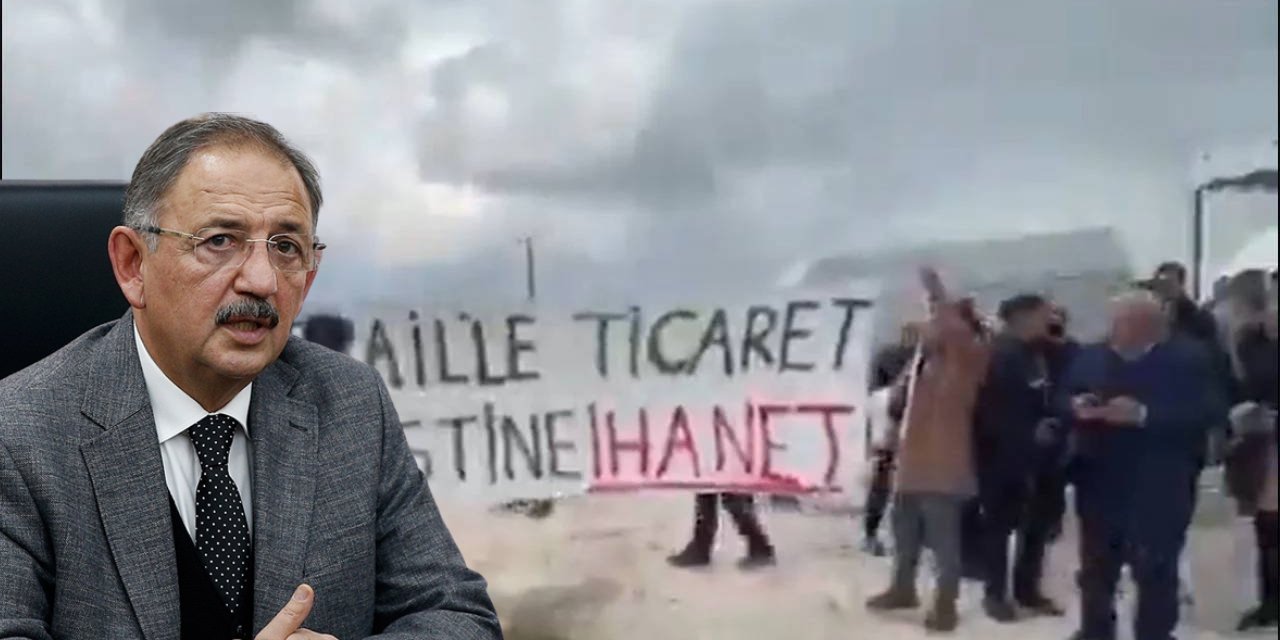 Özhaseki İsrail protestosundan rahatsız oldu: Gittiğim her yere özel olarak gönderiyorlar