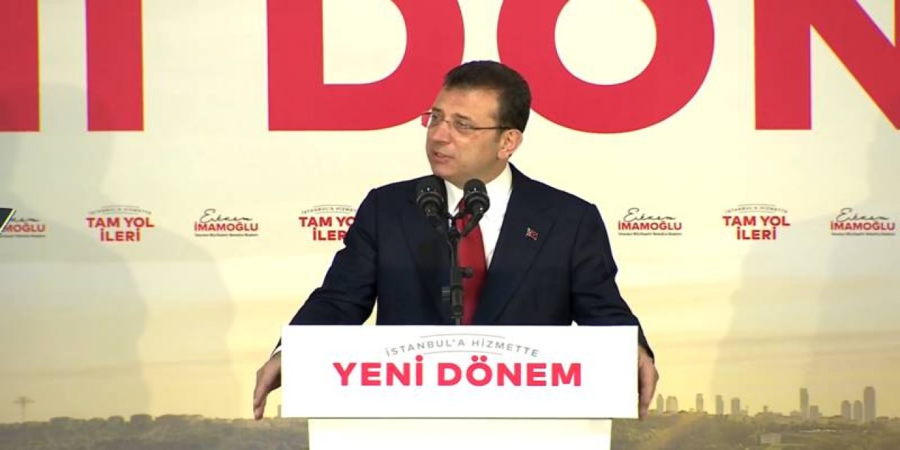 Ekrem İmamoğlu: Halkımız, "demokrasi, hukuk,adalet, barış ve özgürlük istiyoruz" dedi