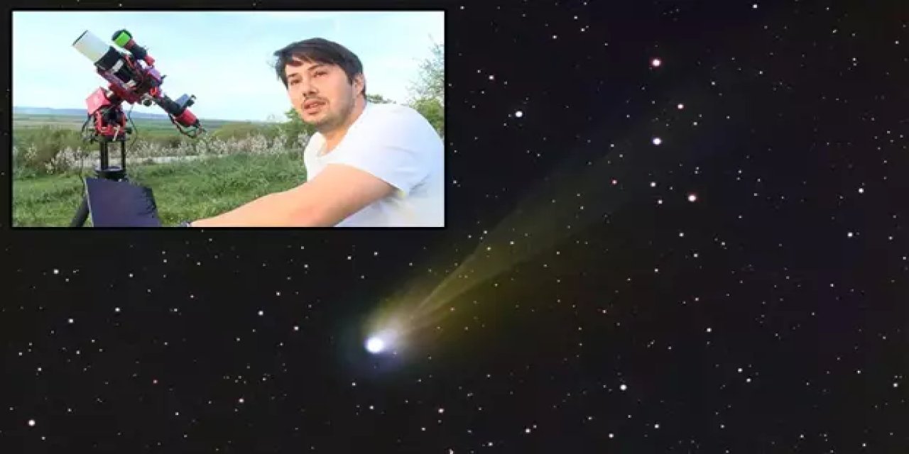 ODTÜ’lü astrofotoğrafçı, 'Şeytan Kuyruklu Yıldızı' görüntüledi