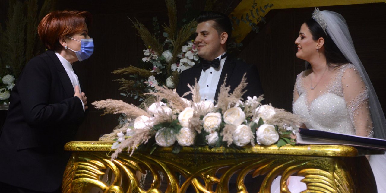 Meral Akşener, nikah şahidi oldu