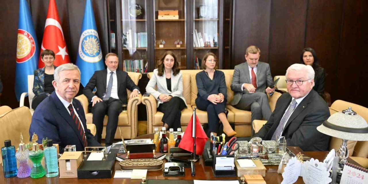 Almanya Cumhurbaşkanı Steinmeier, ABB Başkanı Mansur Yavaş’la görüştü