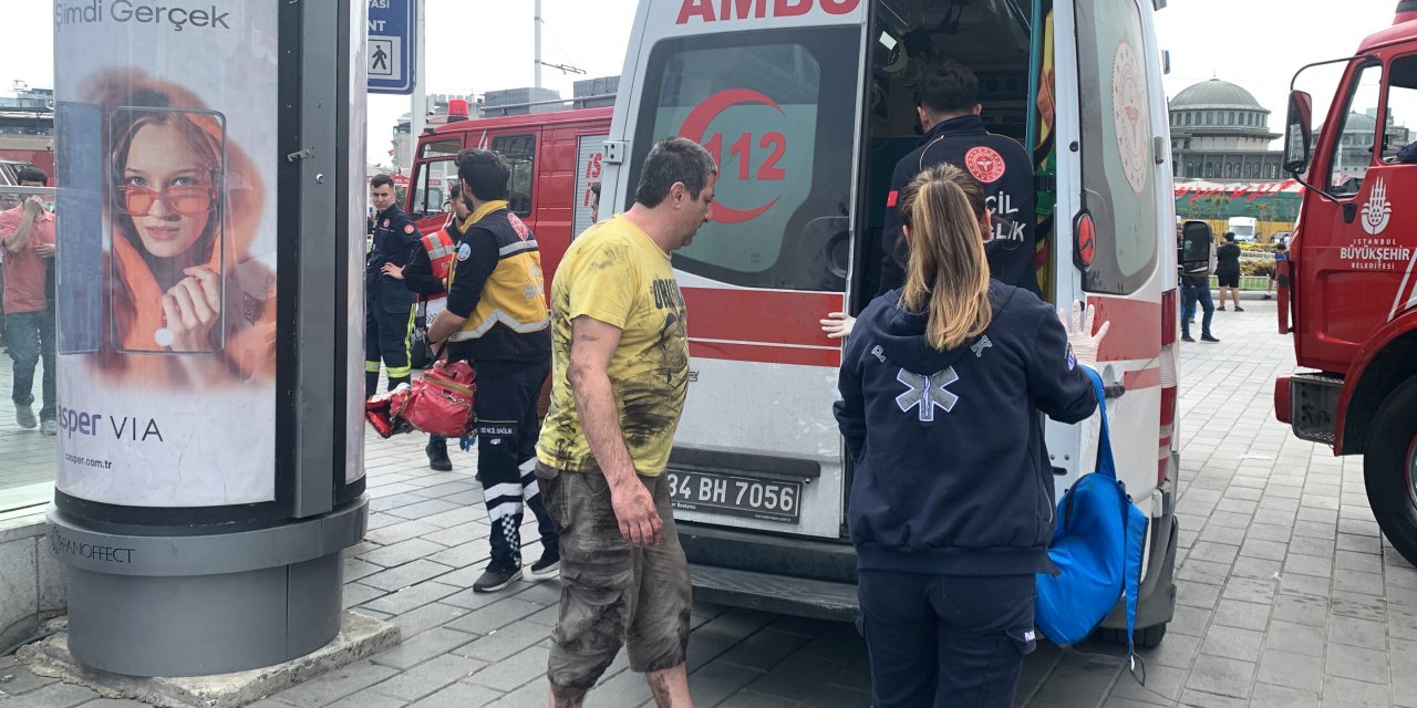 Taksim metrosunda intihar girişimi: Metronun altından yara almadan kurtarıldı