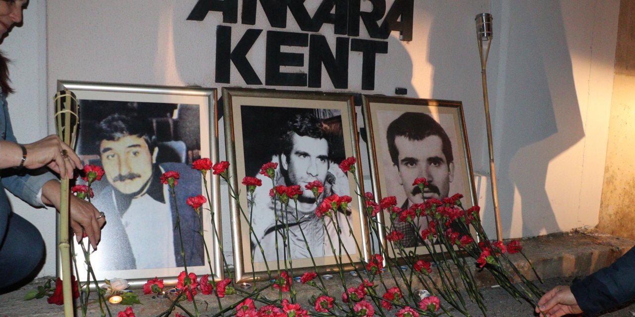 Üç Fidan, Ulucanlar önünde anıldı