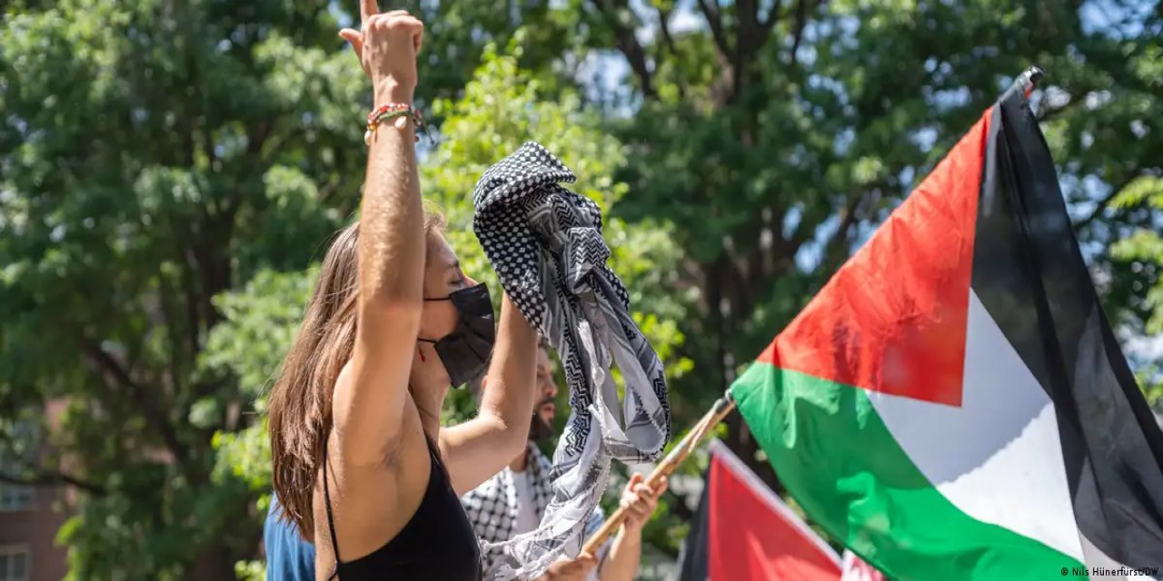 Polis, Washington'daki "Filistin'e destek" kampını dağıttı