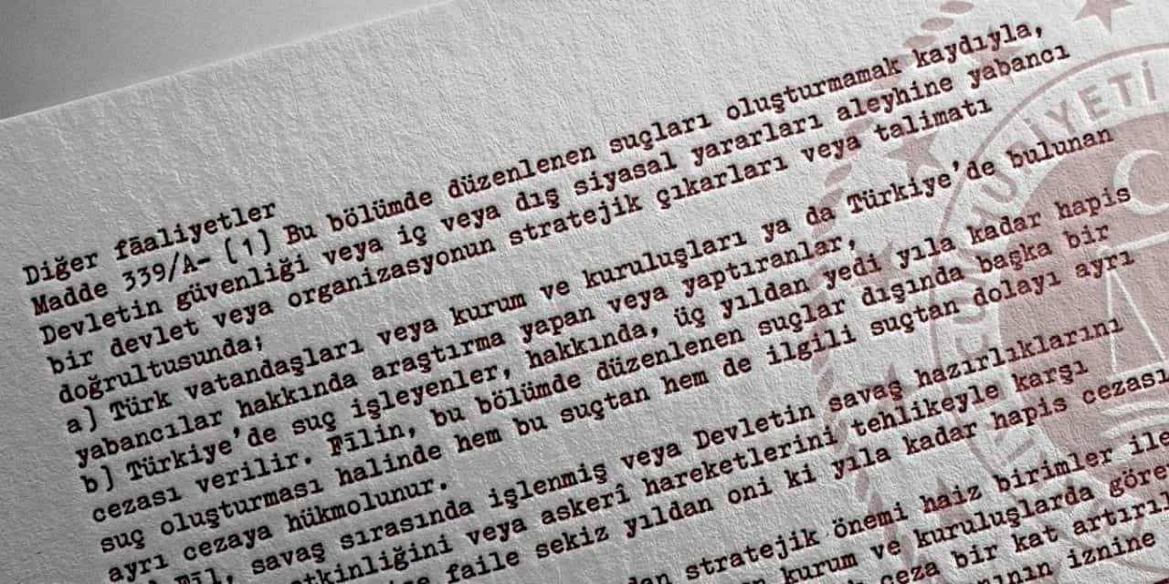 9. Yargı Paketi'ndeki 'Etki ajanlığı' maddesi yeniden düzenlenecek