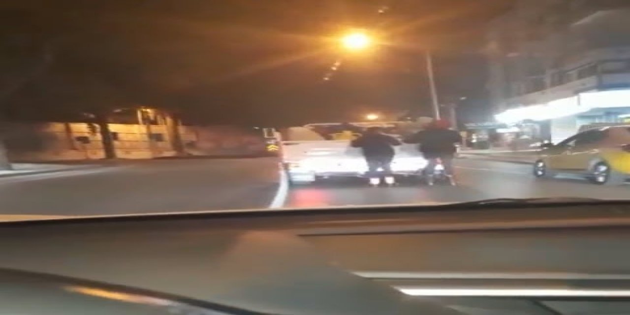 Patenli gençlerin tehlikeli yolculuğu kamerada
