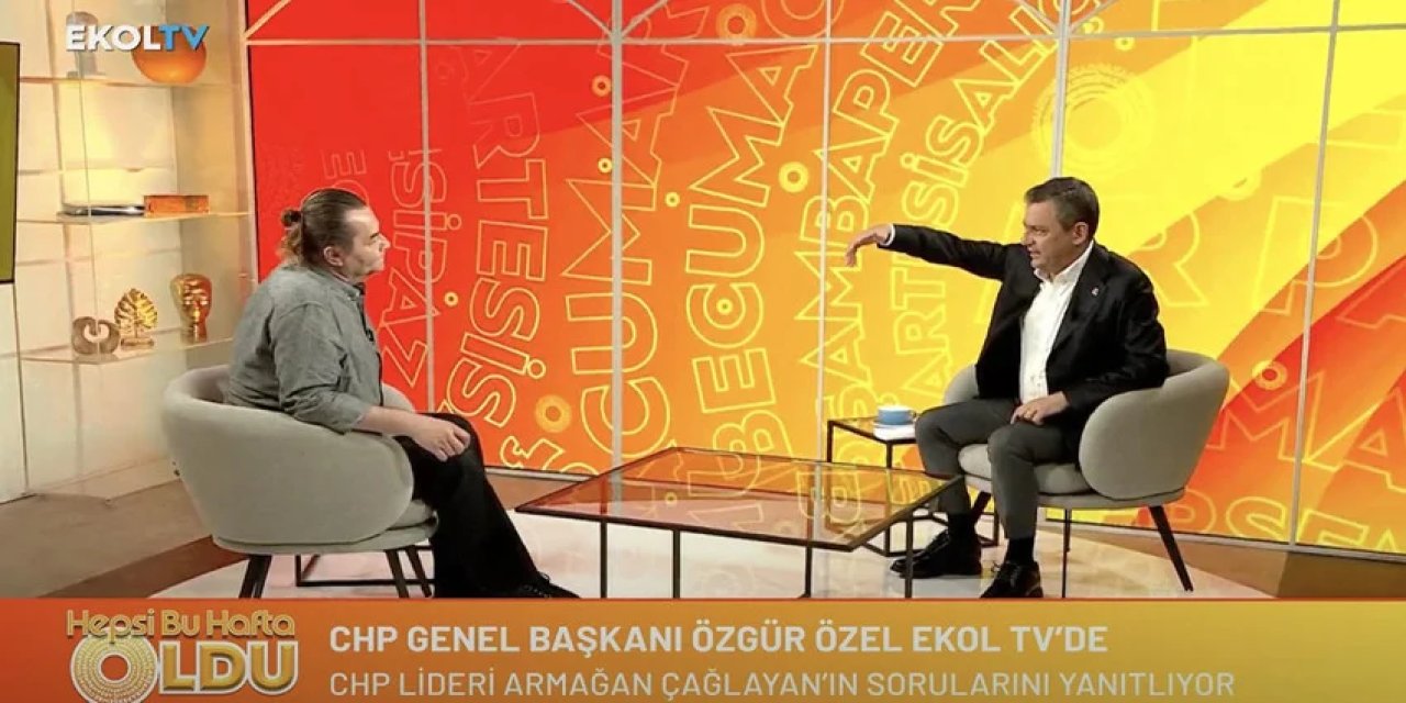 CHP lideri Özgür Özel ve Yılmaz Özdil arasında polemik