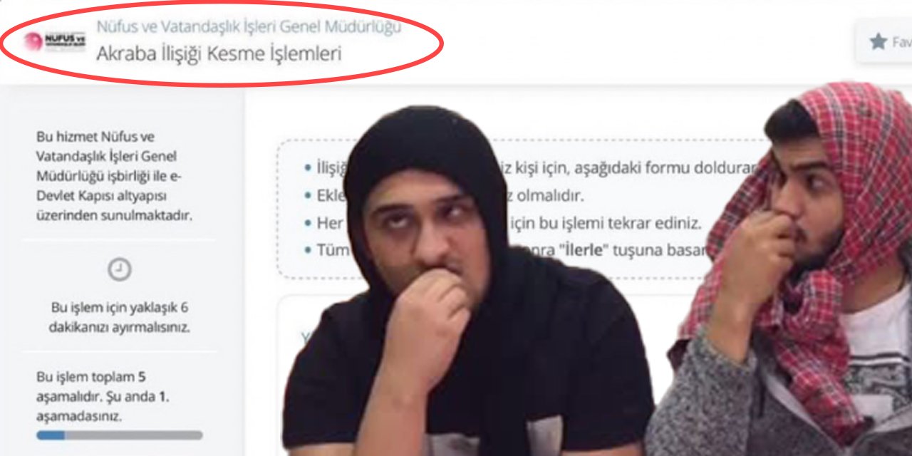 E-devlet'e akrabalıktan çıkarma özelliği mi geldi?