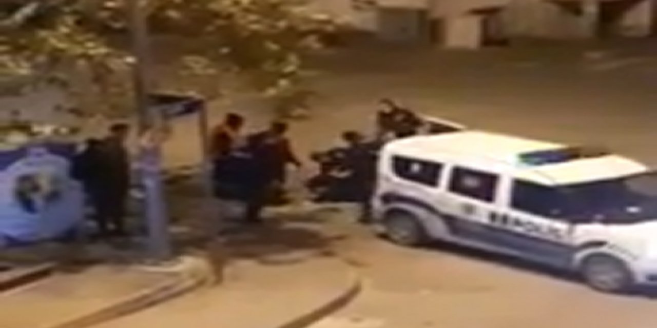 Sokağa çıkma kısıtlamasına uymayıp  üstüne bir de küfredince ..