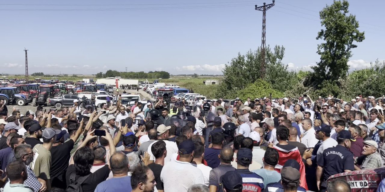 Domates üreticileri eylemde: Üreticiler 'hükümet istifa' sloganları attı