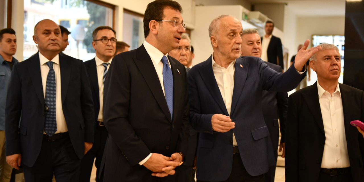 İmamoğlu Türk-İş ve Hak-İş Genel Merkezlerini Ziyaret Etti