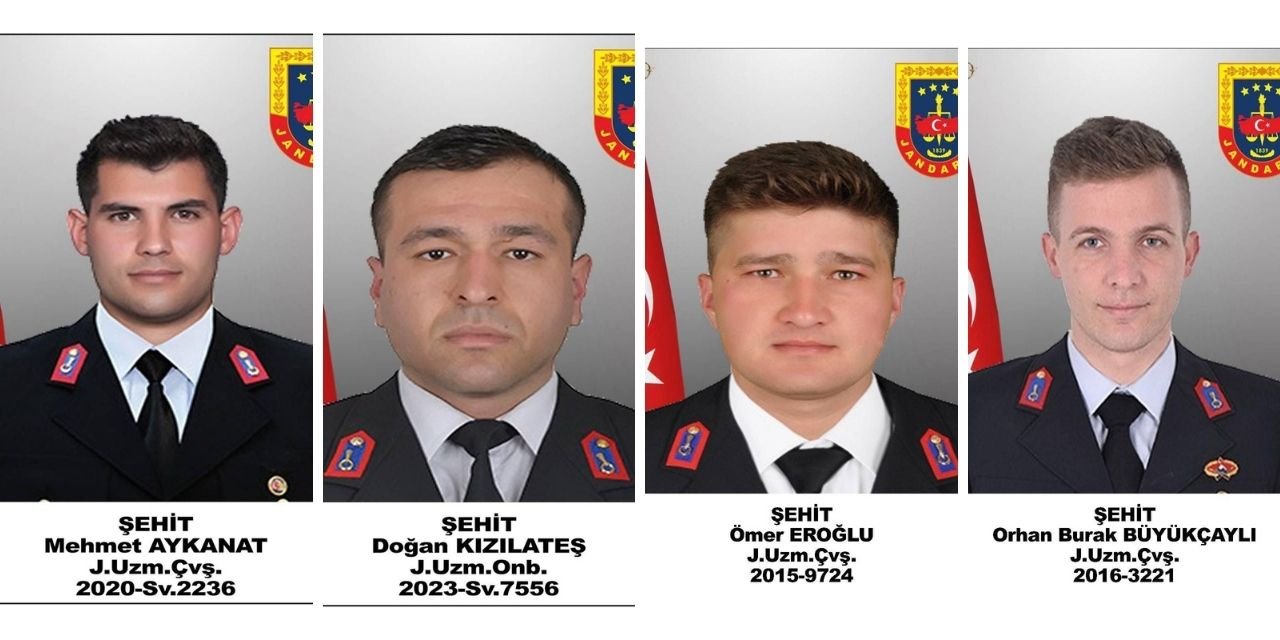 Tunceli'de zırhlı araç devrildi, 4 askerimiz şehit oldu