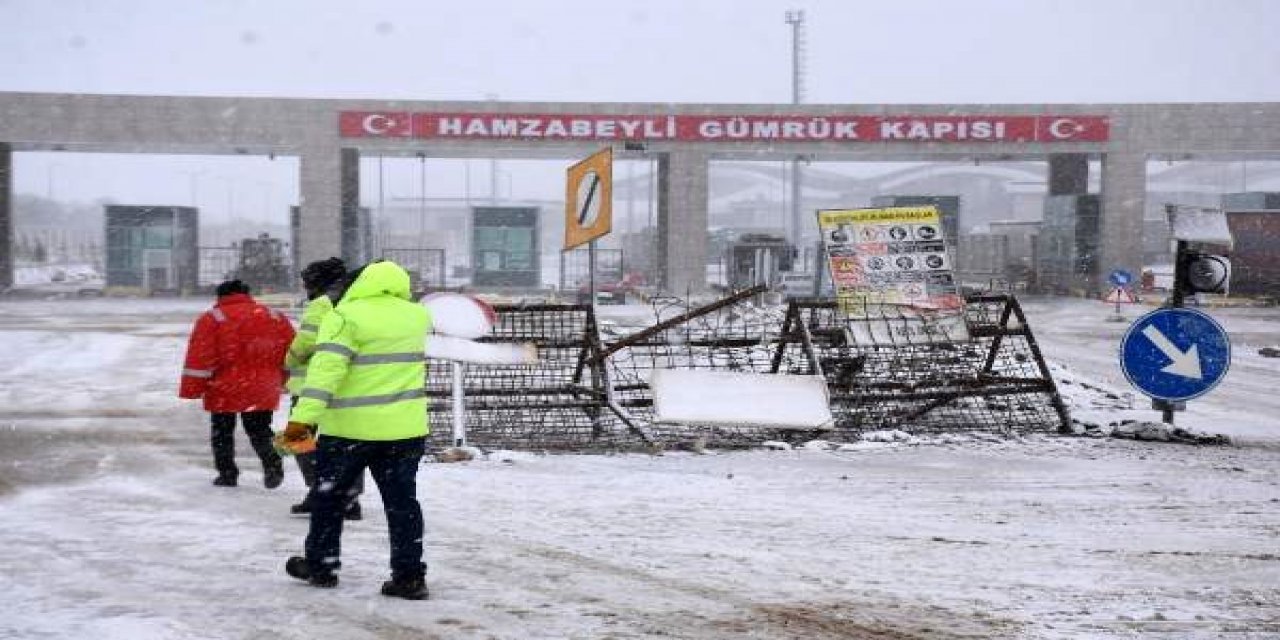 EDİRNE'DE KAR YAĞIŞI