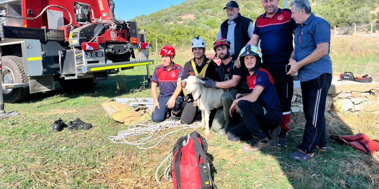 İzmir İtfaiyesi’nden yürekleri ısıtan kurtarma operasyonu