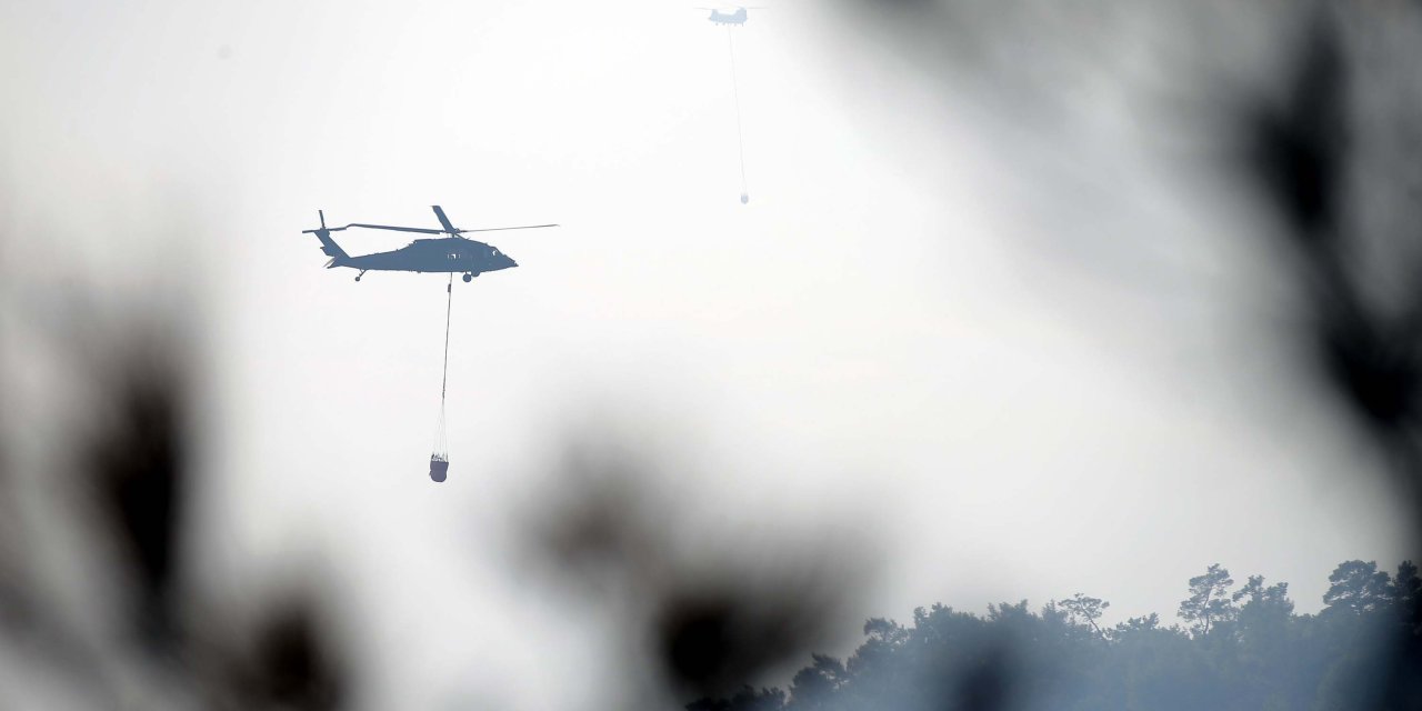 Muğla'daki orman yangını 4'üncü gününde