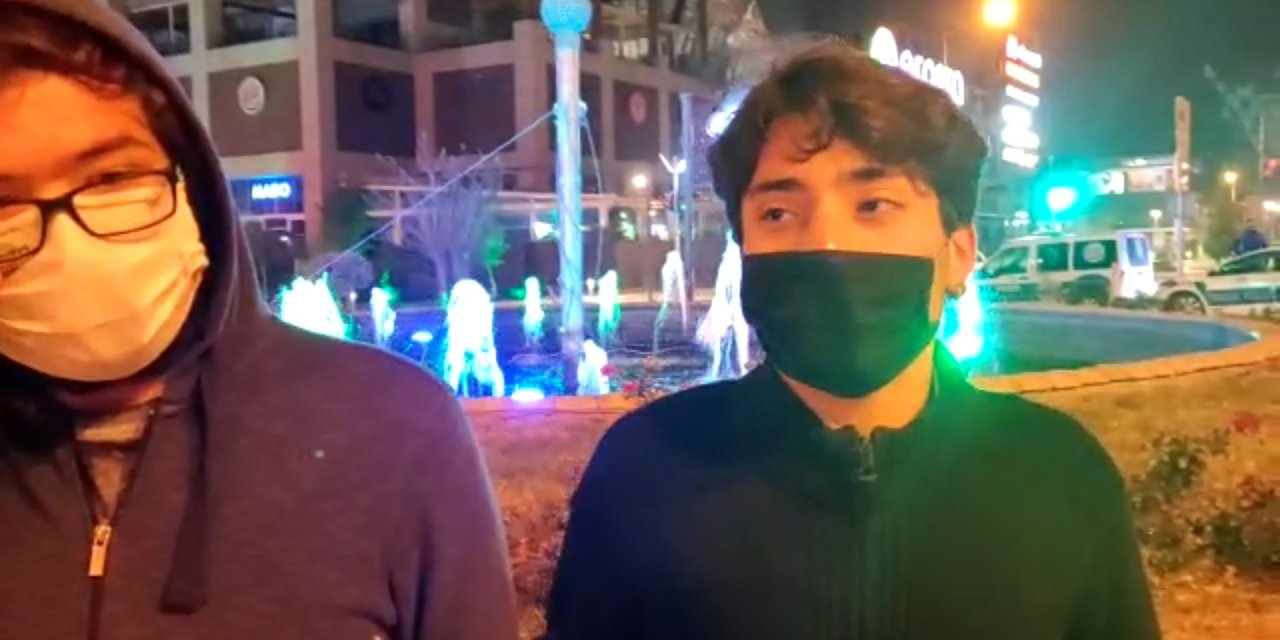 Kısıtlamaya 10 dakika kala yardım isteyen öğrencileri, evlerine polis bıraktı