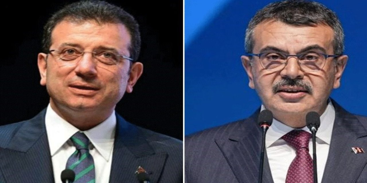 Ekrem İmamoğlu'ndan Bakan Yusuf Tekin'e yanıt: 'Bir Milli Eğitim Bakanı böyle konuşur mu?'