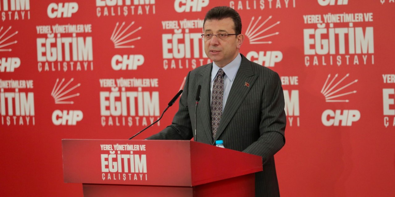 İmamoğlu: Bu İktidar Eğitimi Öncelikli Bir Önemde Gör-me-mek-te-dir