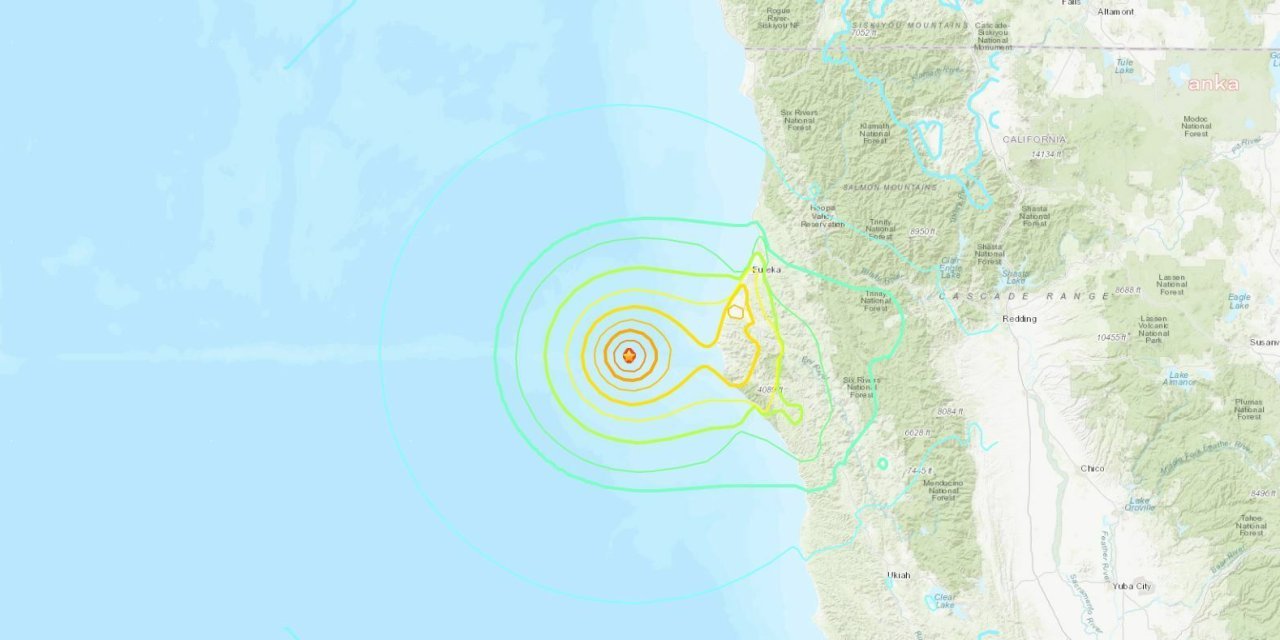 Kaliforniya'da 7 büyüklüğünde deprem